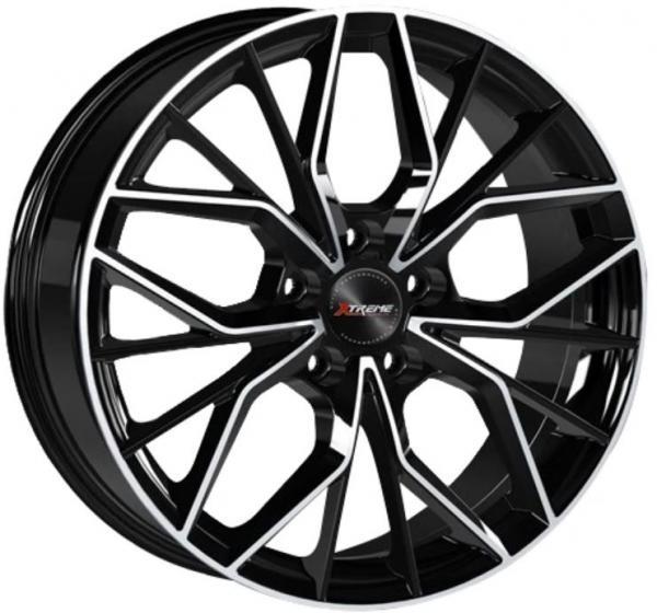 Lieti ratlankiai 8x21 5x108 ET50 Xtreme RX6 Black Diamond