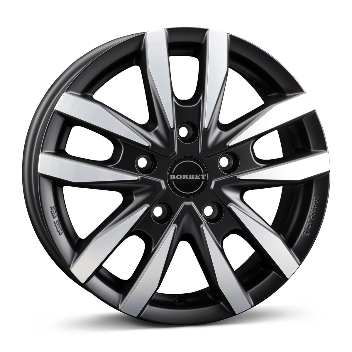 Lieti ratlankiai 6.5x16 5x130 ET66 Borbet CW5
