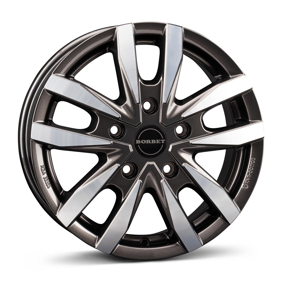 Lieti ratlankiai 6x16 5x130 ET68 Borbet CW5