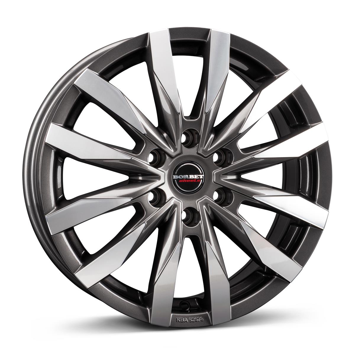 Lieti ratlankiai 6.5x16 6x130 ET62 Borbet CW6