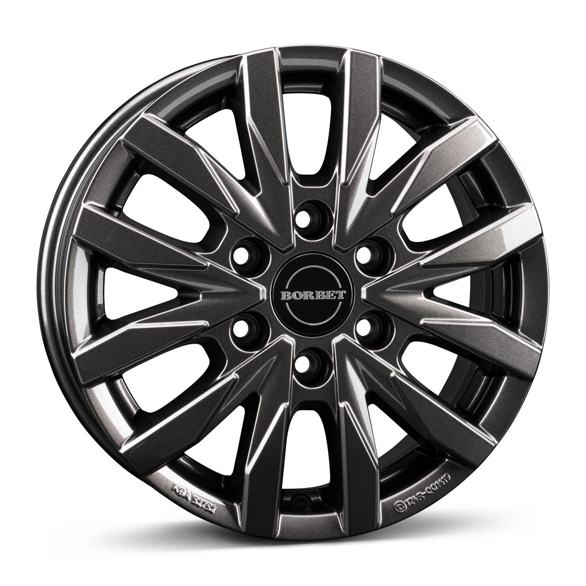 Lieti ratlankiai 6.5x16 6x130 ET62 Borbet CW6