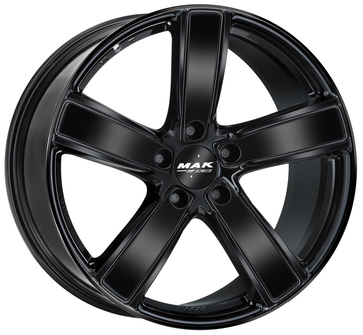Lieti ratlankiai 9.5x20 5x130 ET71 MAK Turismo-FF