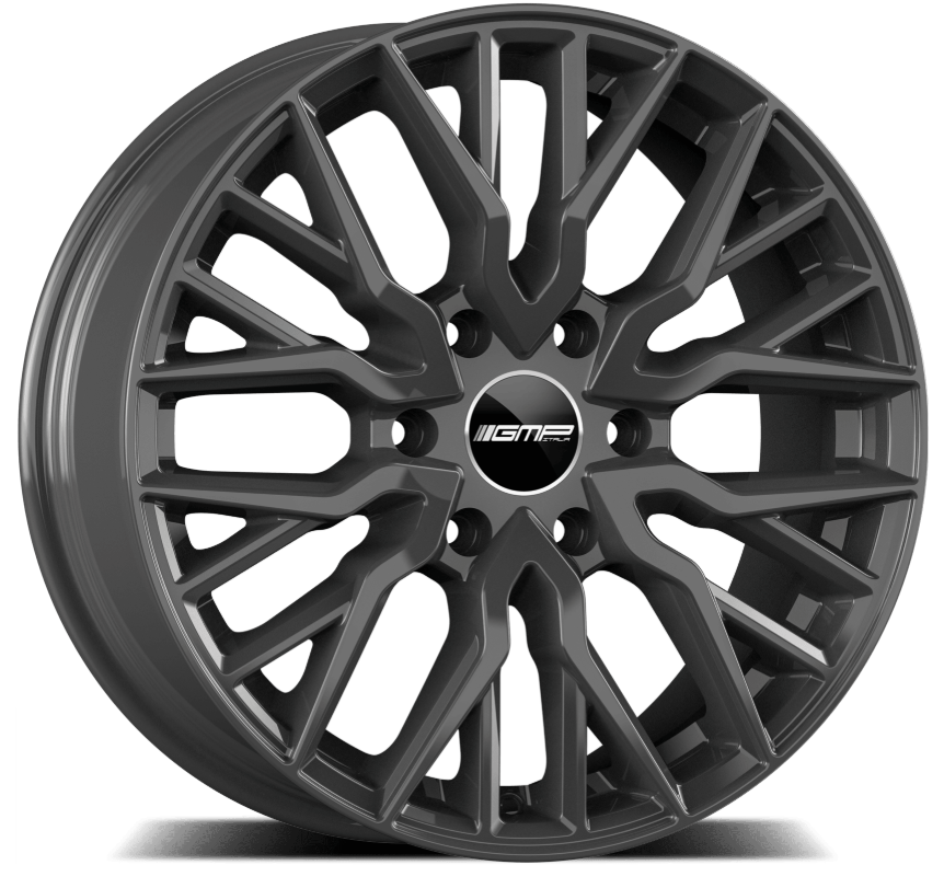 Lieti ratlankiai 8x18 6x120 ET45 GMP Booster Glossy Antharcite