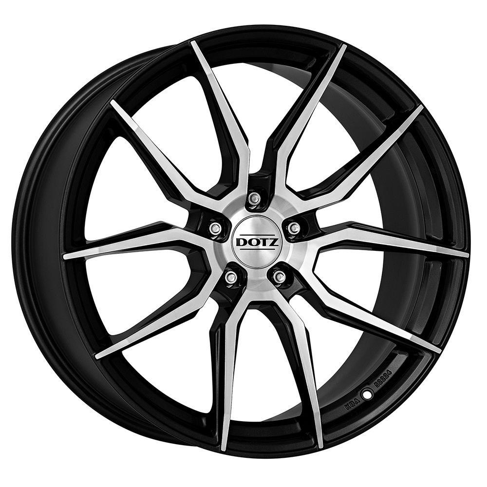 Lieti ratlankiai 9.5x20 5x112 ET40 Dotz Misano dark