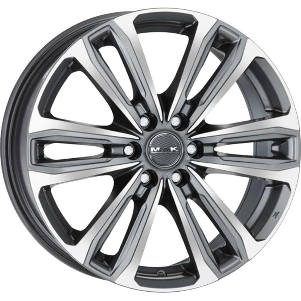 Lieti ratlankiai 6.5x17 6x120 ET50 MAK Safari 6