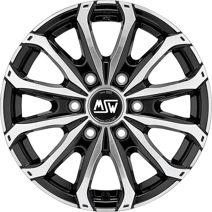 Lieti ratlankiai 6.5x16 6x120 ET50 MSW 48 Van 6 Holes