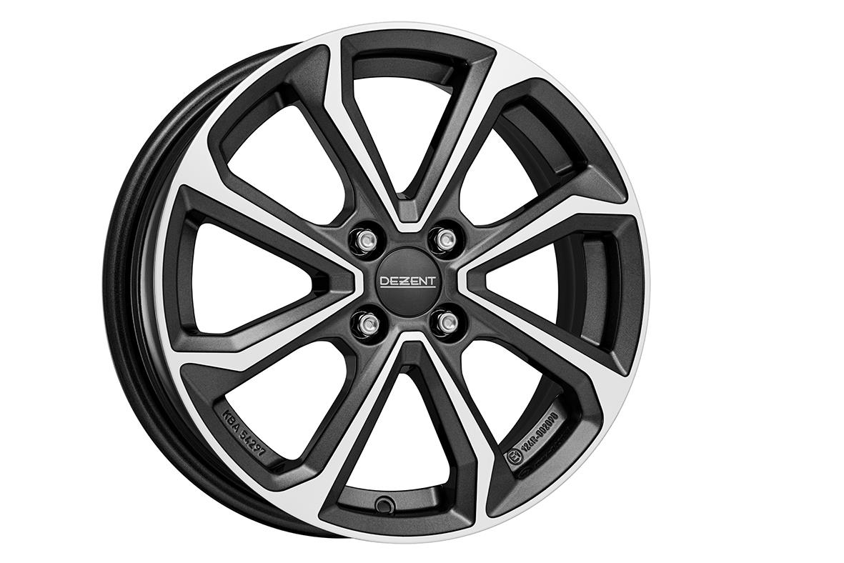 Lieti ratlankiai 6x16 4x100 ET50 Dezent KT dark