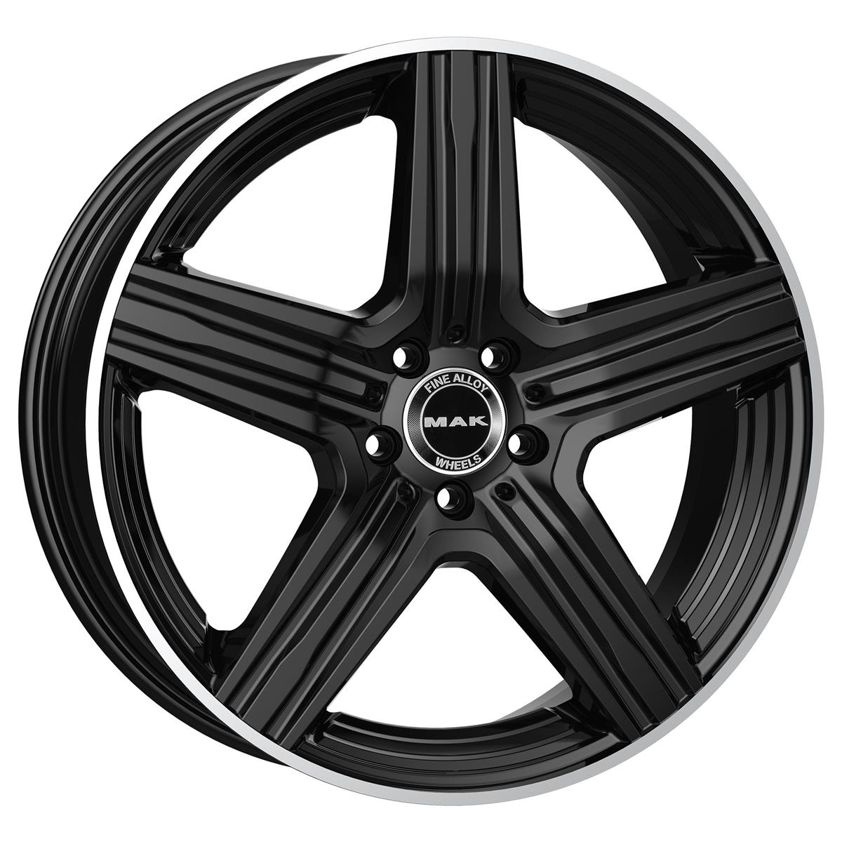 Lieti ratlankiai 9.5x20 5x112 ET57 MAK Lewis-D