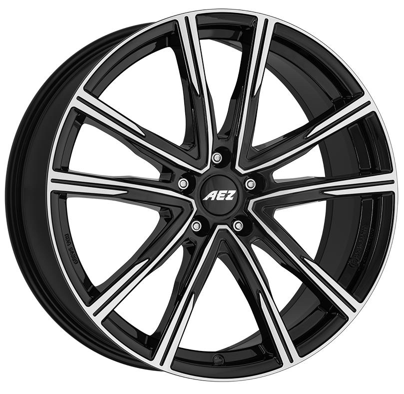 Lieti ratlankiai 7x19 5x108 ET48 AEZ Montreal dark