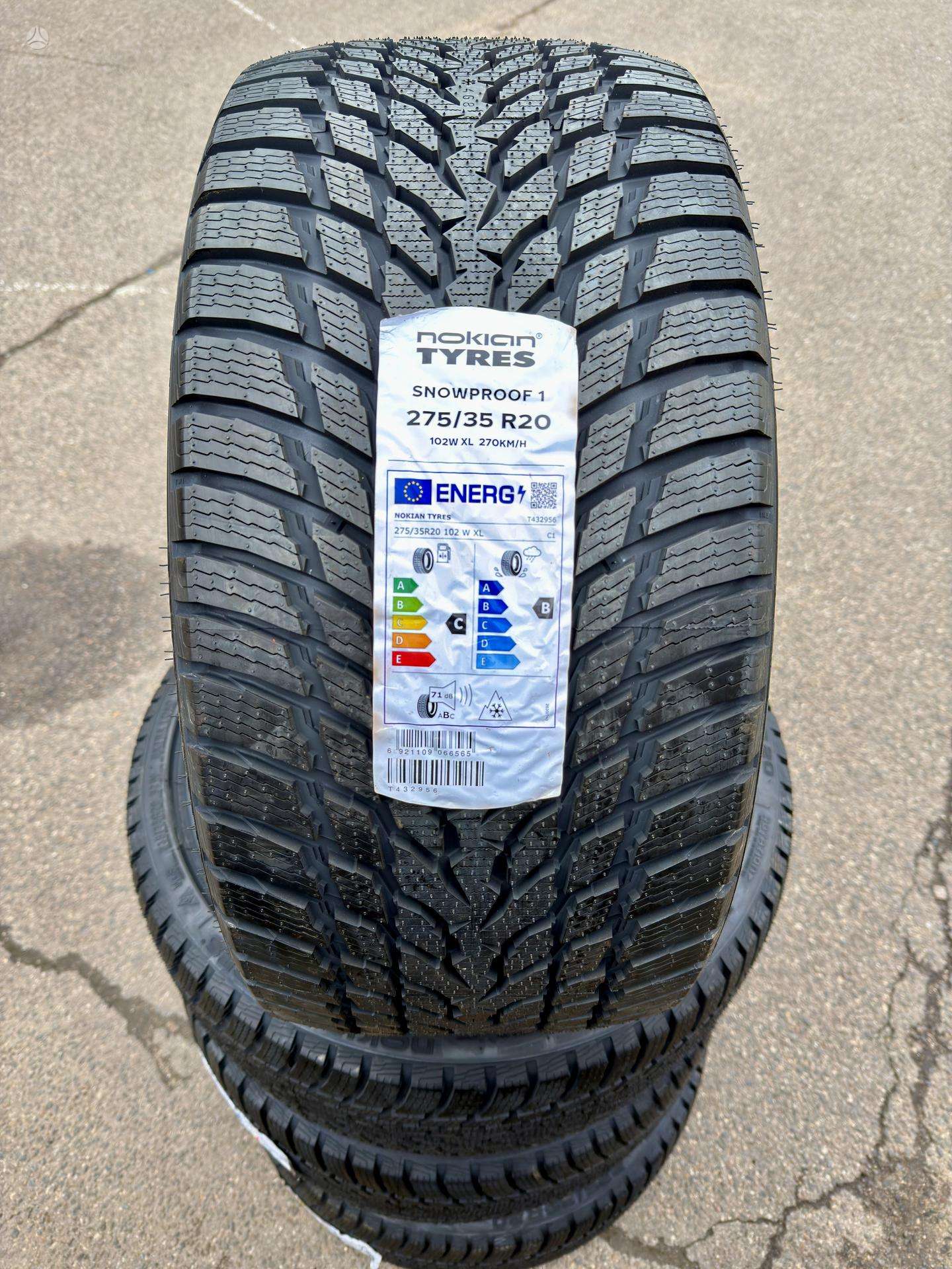 Žieminės padangos 275/35R20 Nokian Snowproof 1