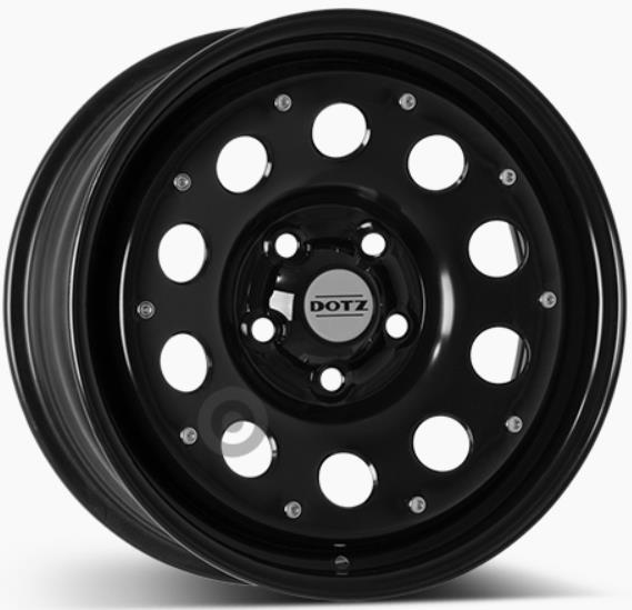 Plieniniai diskai 7x17 5x120 ET35 Dotz 4x4 Modular Beadlock Black