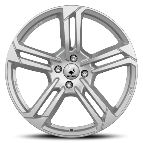 Lieti ratlankiai 7x17 4x108 ET32 Reds Twist Glossy Silver 4H